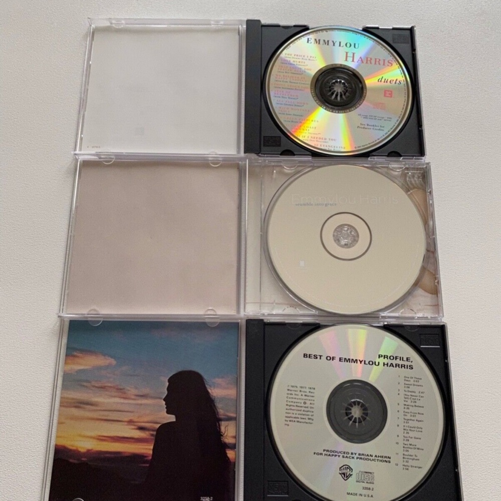 Emmylou Harris Duets / Profile Best Of / Stumble Into Grace CD Like New Tested - Picture 4 of 4